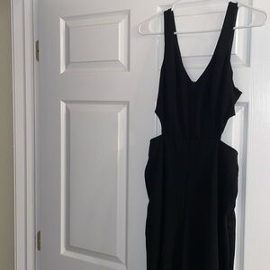 Black dress wear jump suit